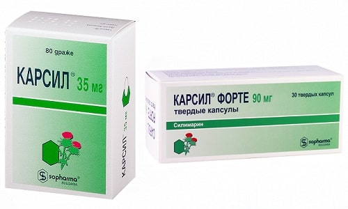 Карсил и Карсил Форте используются в лечении заболеваний печени и патологий функционирования желчевыводящих протоков
